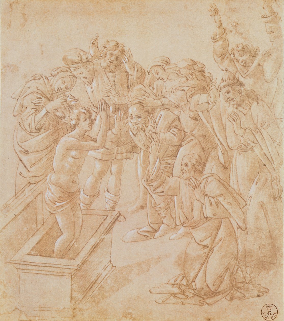 La resurrezione di Lazzaro da Sandro Botticelli