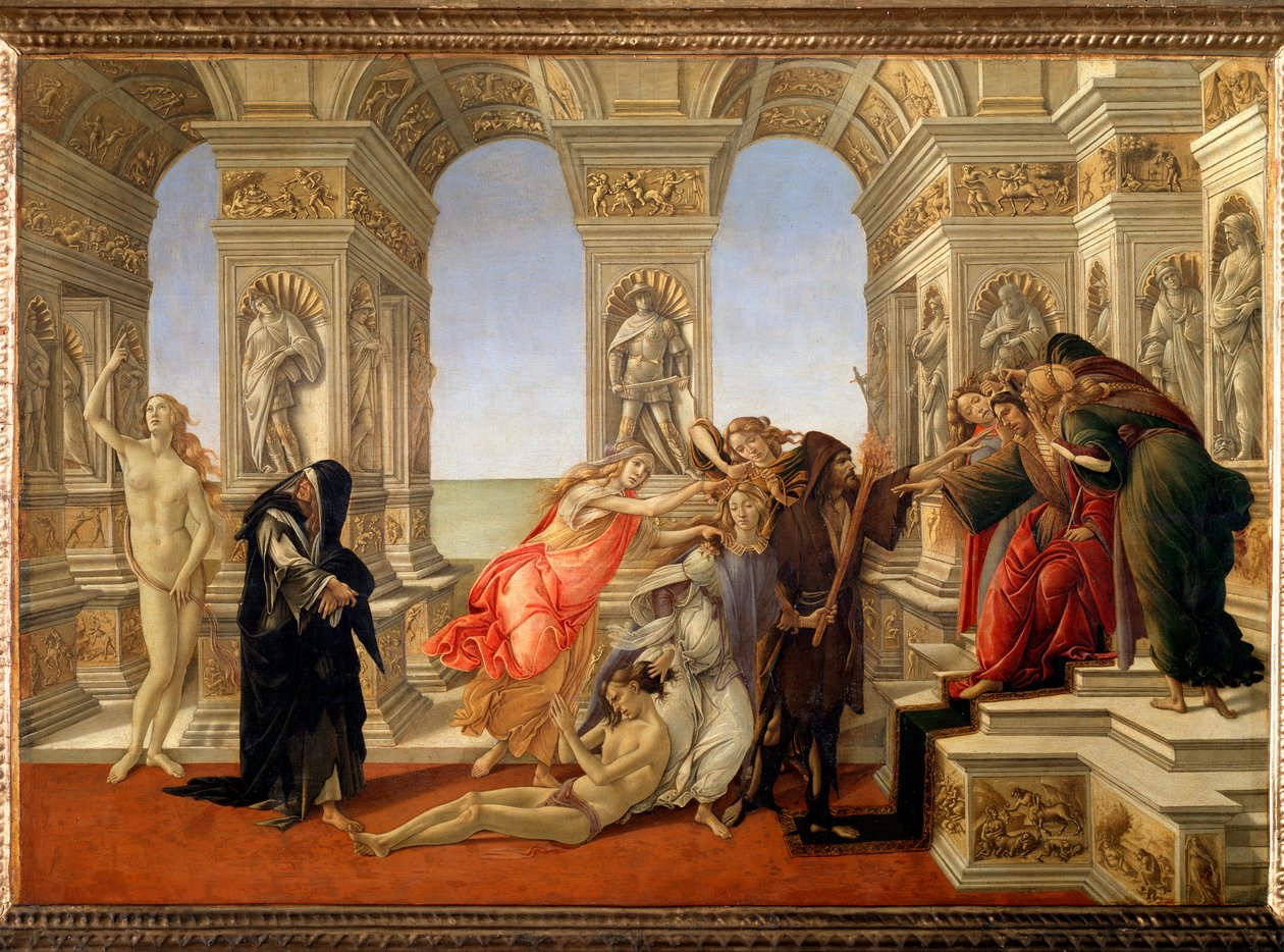 La calunnia di Apelle da Sandro Botticelli