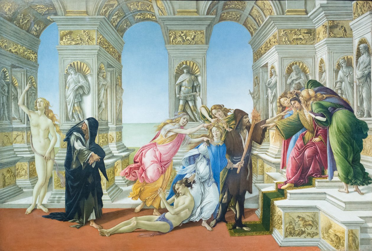 La calunnia di Apelle da Sandro Botticelli