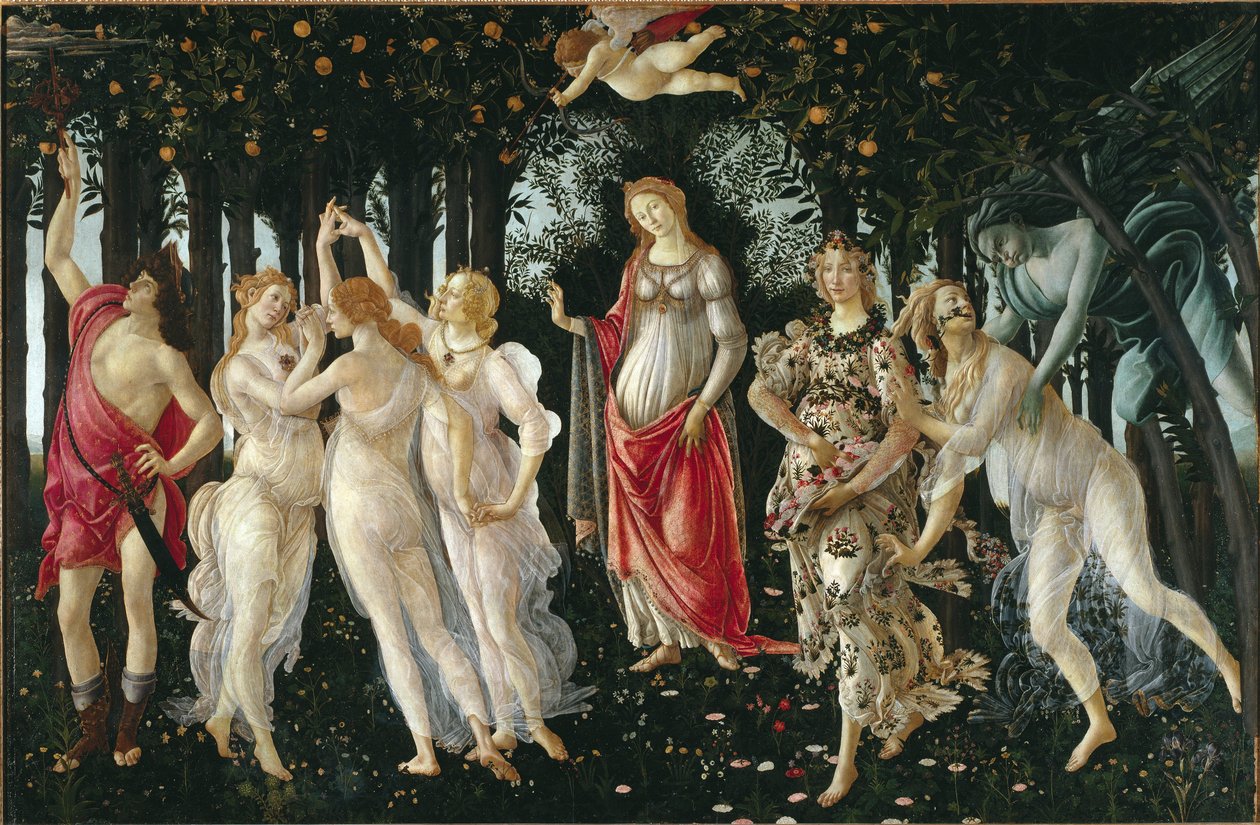 La primavera (dettaglio) da Sandro Botticelli