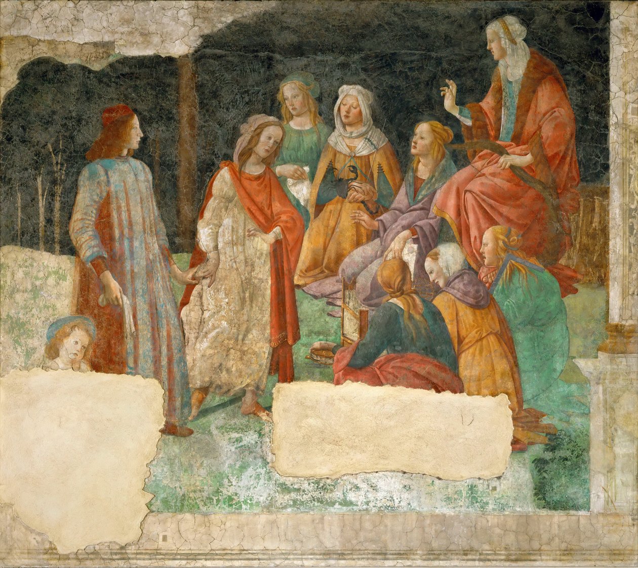 Un giovane introdotto alle sette arti liberali da Sandro Botticelli