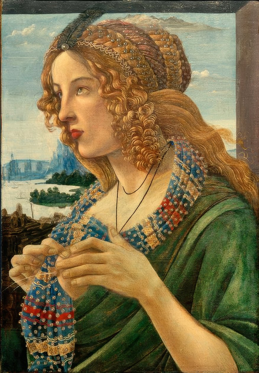 Ritratto allegorico di una donna (Simonetta Vespucci?) da Sandro Botticelli