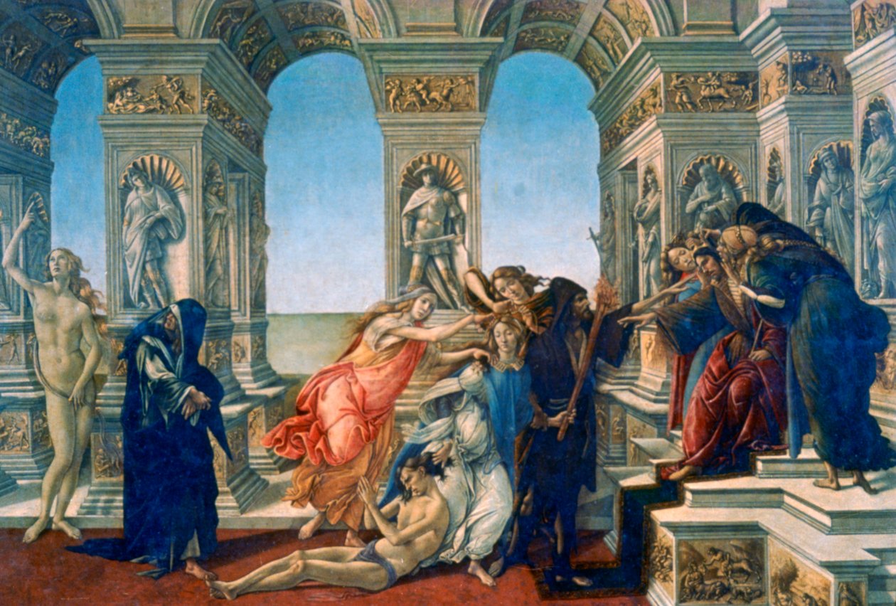 Calunnia di Apelle, 1497-1498 da Sandro Botticelli