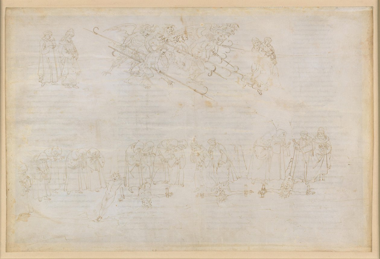 La Divina Commedia, Inferno XXIII. Virgilio e Dante nell