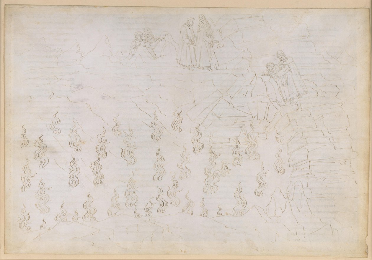 La Divina Commedia, Inferno XXVI. Virgilio e Dante nell
