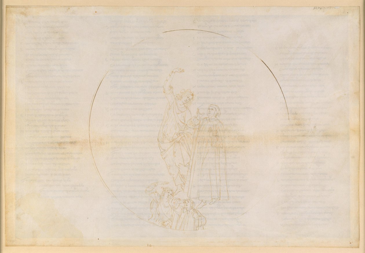 La Divina Commedia, Paradiso XIV. Quarta sfera planetaria (Cielo del Sole): Salomone racconta a Dante della trasfigurazione del corpo dopo la risurrezione; ascesa alla sfera di Marte; visione di Cristo da Sandro Botticelli