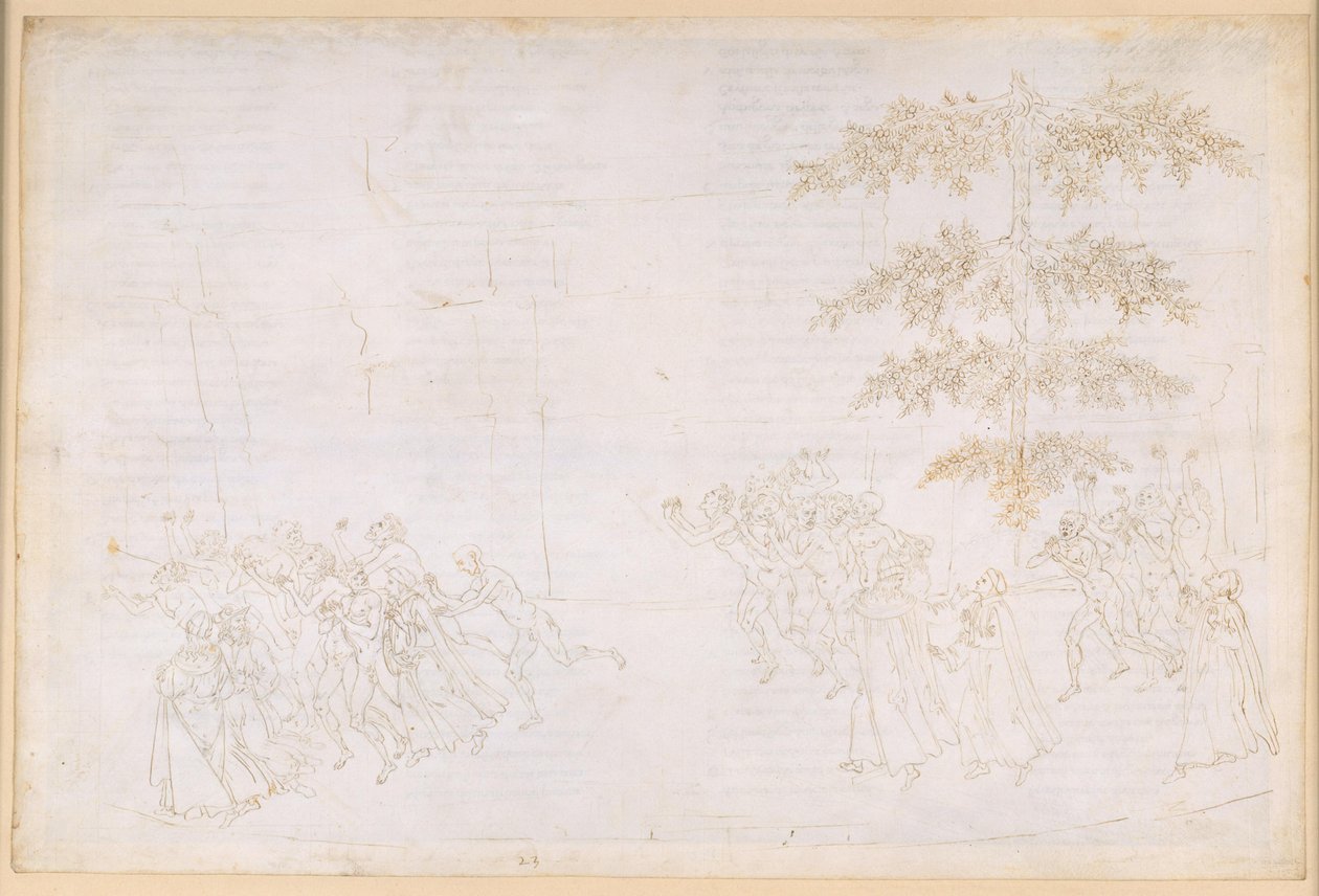 La Divina Commedia, Purgatorio XXIII. Sesto anello del Purgatorio: la penitenza dei golosi; l
