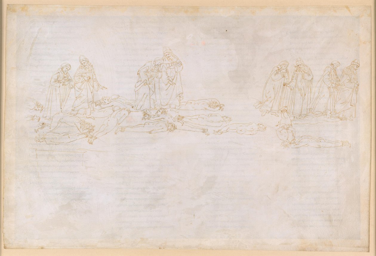 La Divina Commedia, Purgatorio XX. Quinto cerchio del Purgatorio: penitenza degli avidi e degli sperperatori; colloquio con Ugo Capeto da Sandro Botticelli