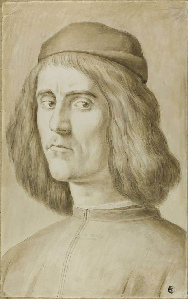 Busto ritratto di un giovane uomo da Sandro Botticelli