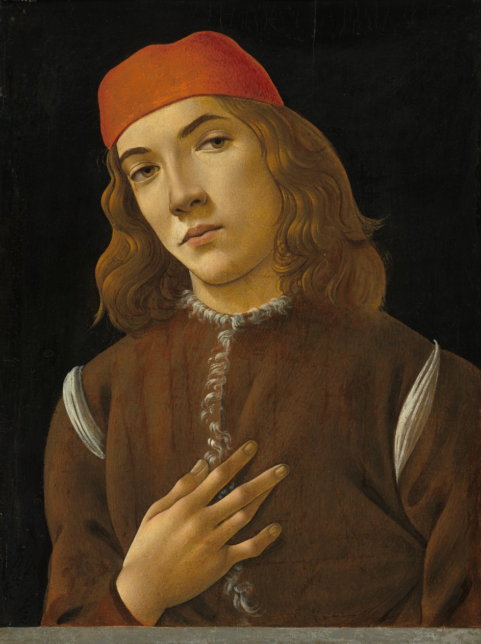 Ritratto di un giovane da Sandro Botticelli