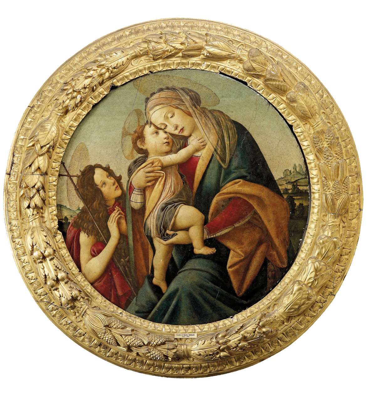 La Madonna col Bambino e il giovane San Giovanni Battista da Sandro Botticelli