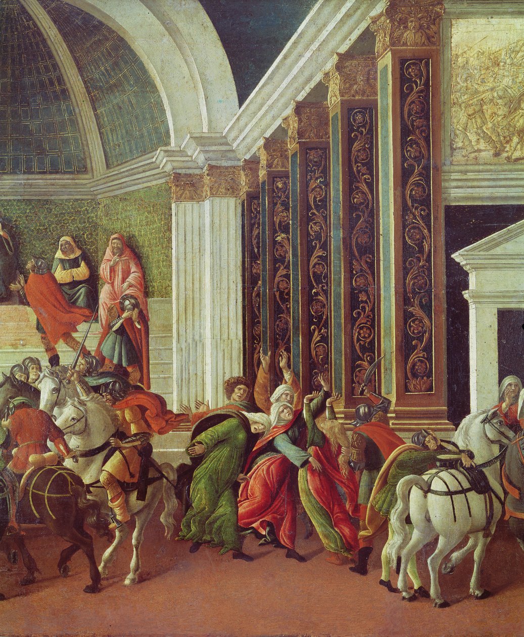 La storia di Virginia (dettaglio) da Sandro Botticelli
