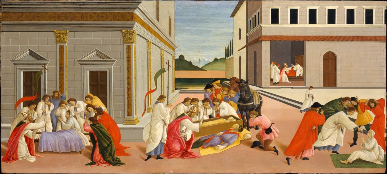 Tre miracoli di San Zenobio da Sandro Botticelli