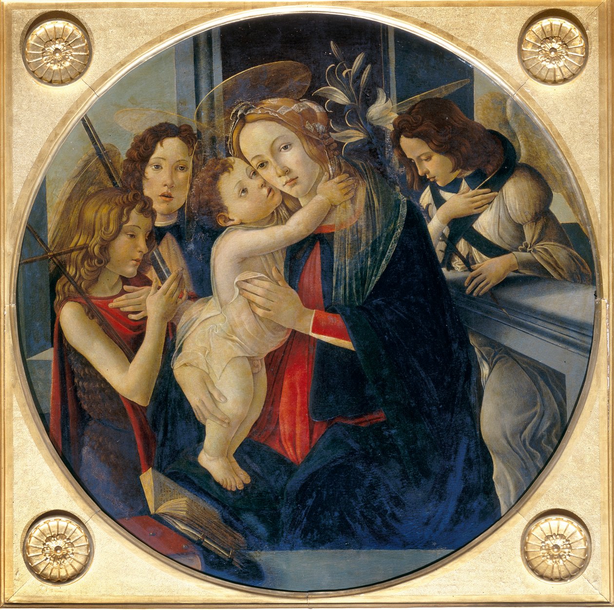Madonna con Bambino, giovane San Giovanni Battista e angeli da Sandro and workshop Botticelli