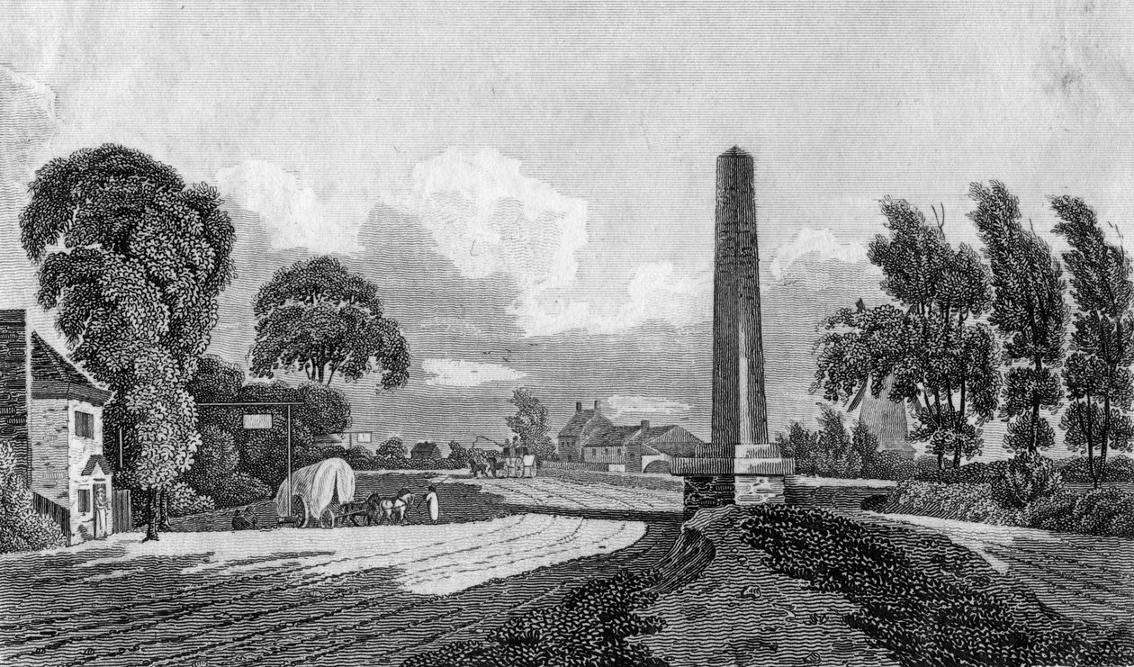 Hadley Highstone, vicino a Barnet, 1805 da Sands