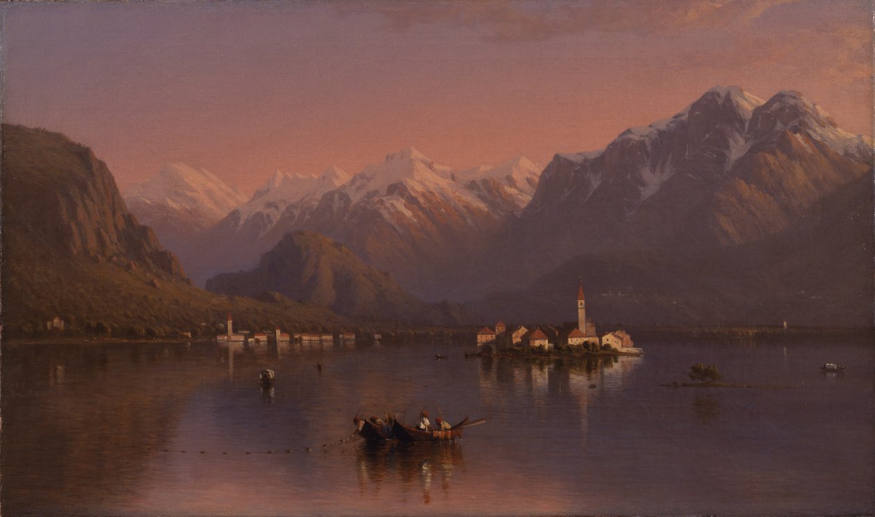 Lago Maggiore, Italia, 1858 da Sanford Robinson Gifford
