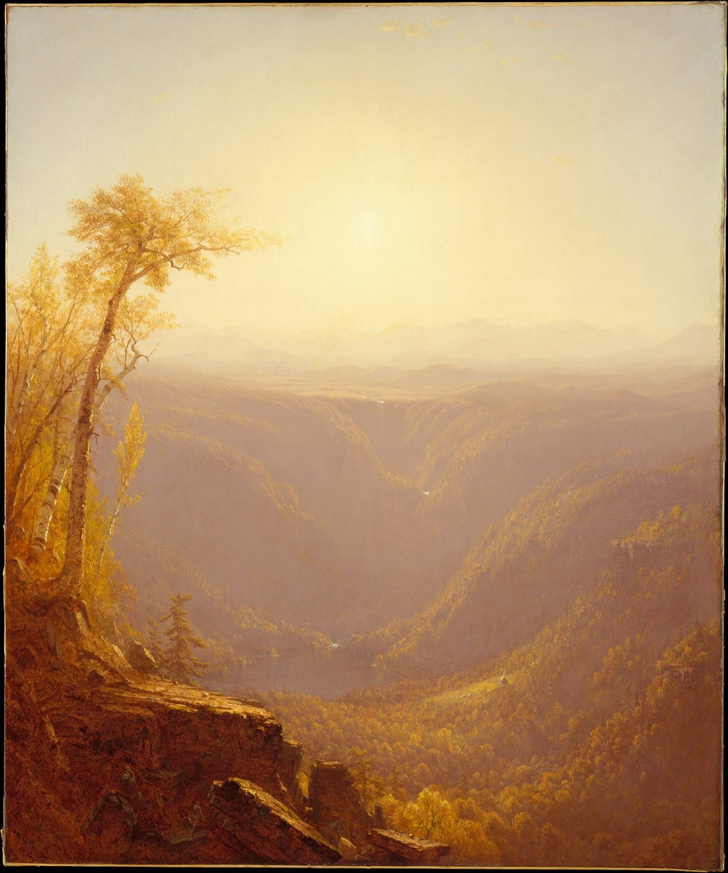 Una gola nelle montagne (Kauterskill Clove) da Sanford Robinson Gifford