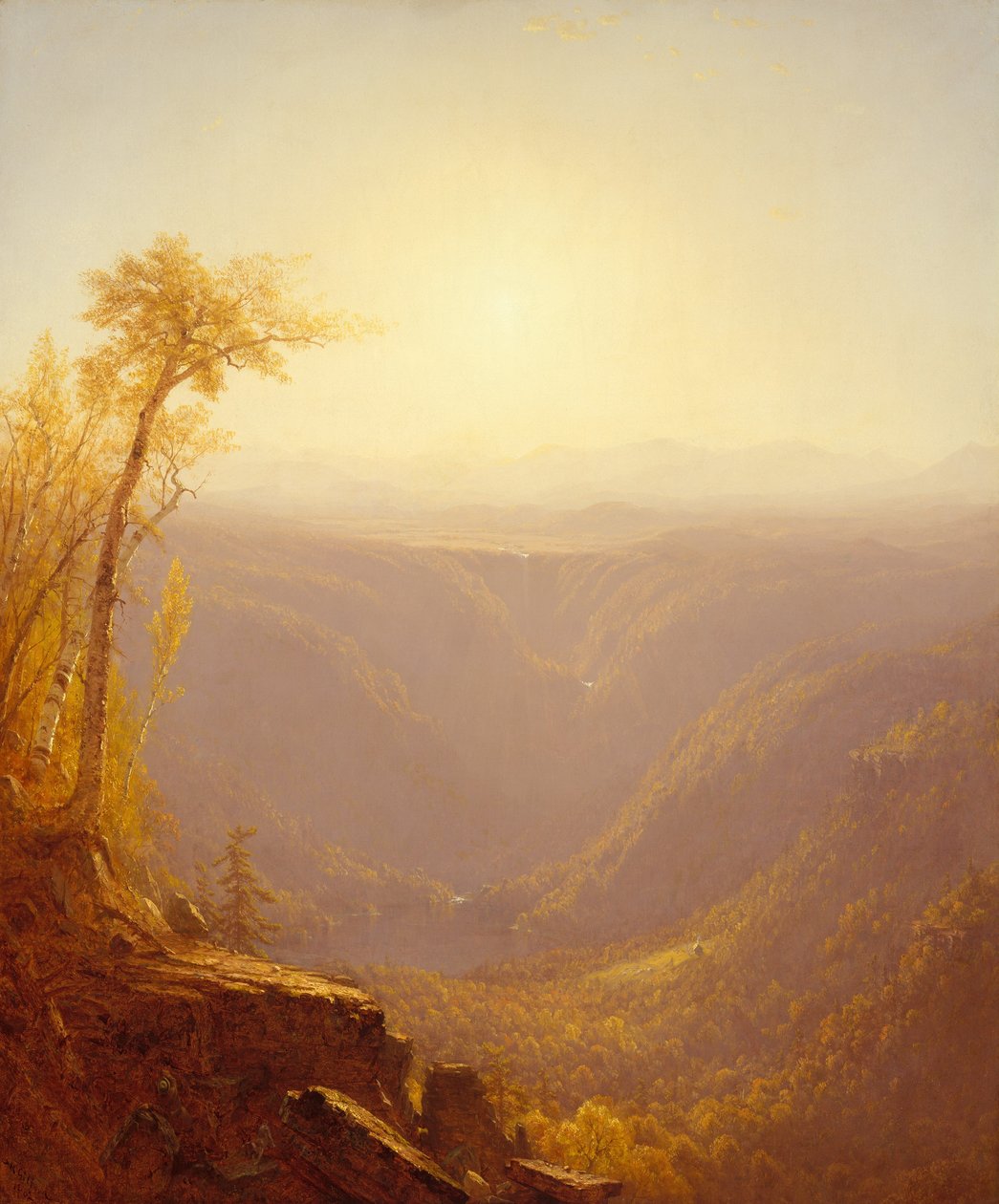Una gola nelle montagne Kauterskill Clove da Sanford Robinson Gifford