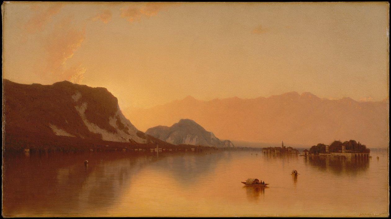 Isola Bella nel Lago Maggiore da Sanford Robinson Gifford