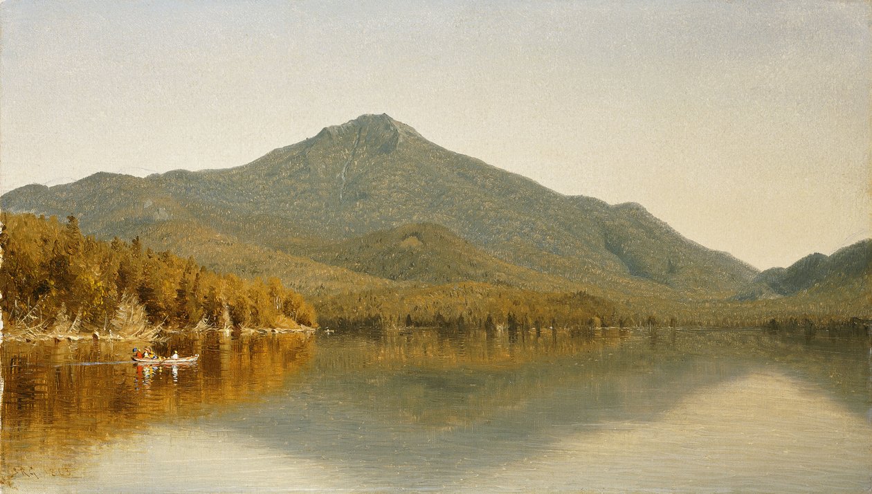 Monte Whiteface dal Lago Placid, negli Adirondacks, 1863 da Sanford Robinson Gifford