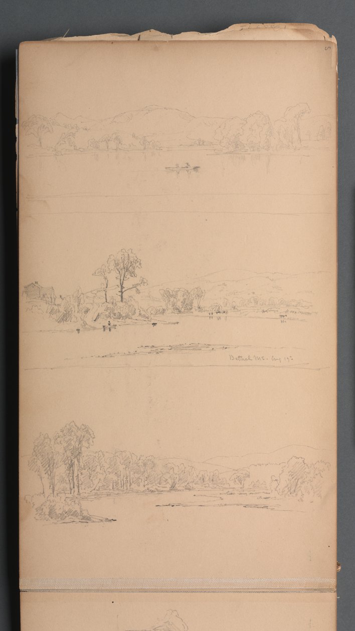 Taccuino, pagina 05: Bethel ME 19 agosto 1859 da Sanford Robinson Gifford
