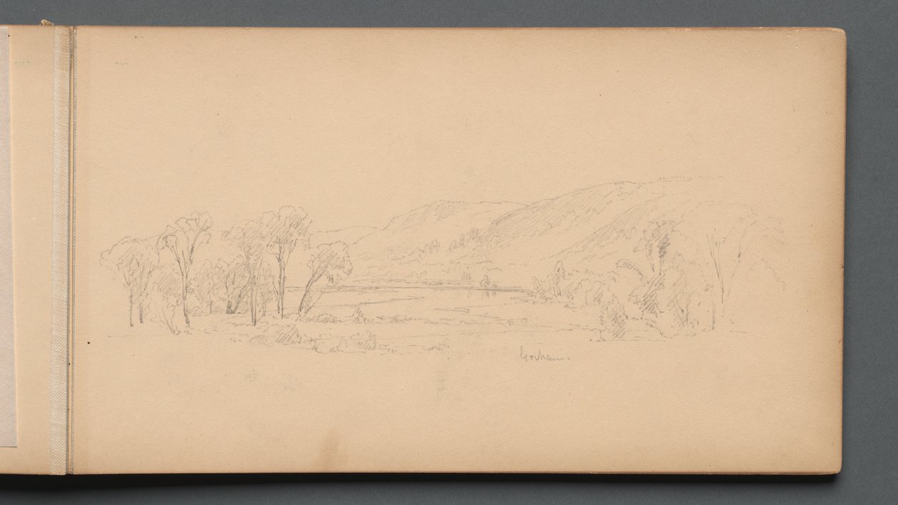 Taccuino, pagina 06: Gorham Maine, 1859 da Sanford Robinson Gifford