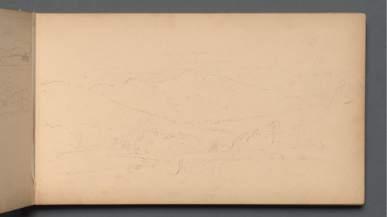 Taccuino, pagina 10: Carter Mountain, 1859 da Sanford Robinson Gifford