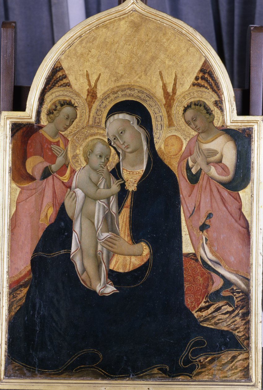 Madonna con Bambino e due angeli da Sano di Pietro