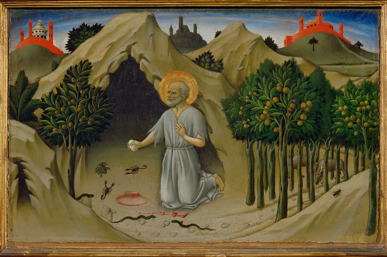 San Girolamo penitente ... da Sano di also Ansano di Pietro di Mencio Pietro