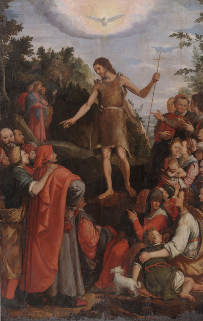 San Giovanni Battista predica nel deserto da Santi di Tito