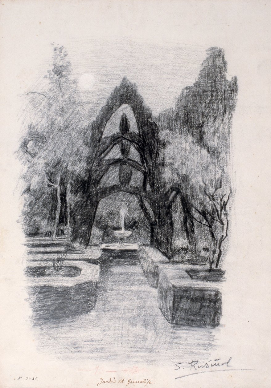 Giardini del Generalife da Santiago Rusiñol