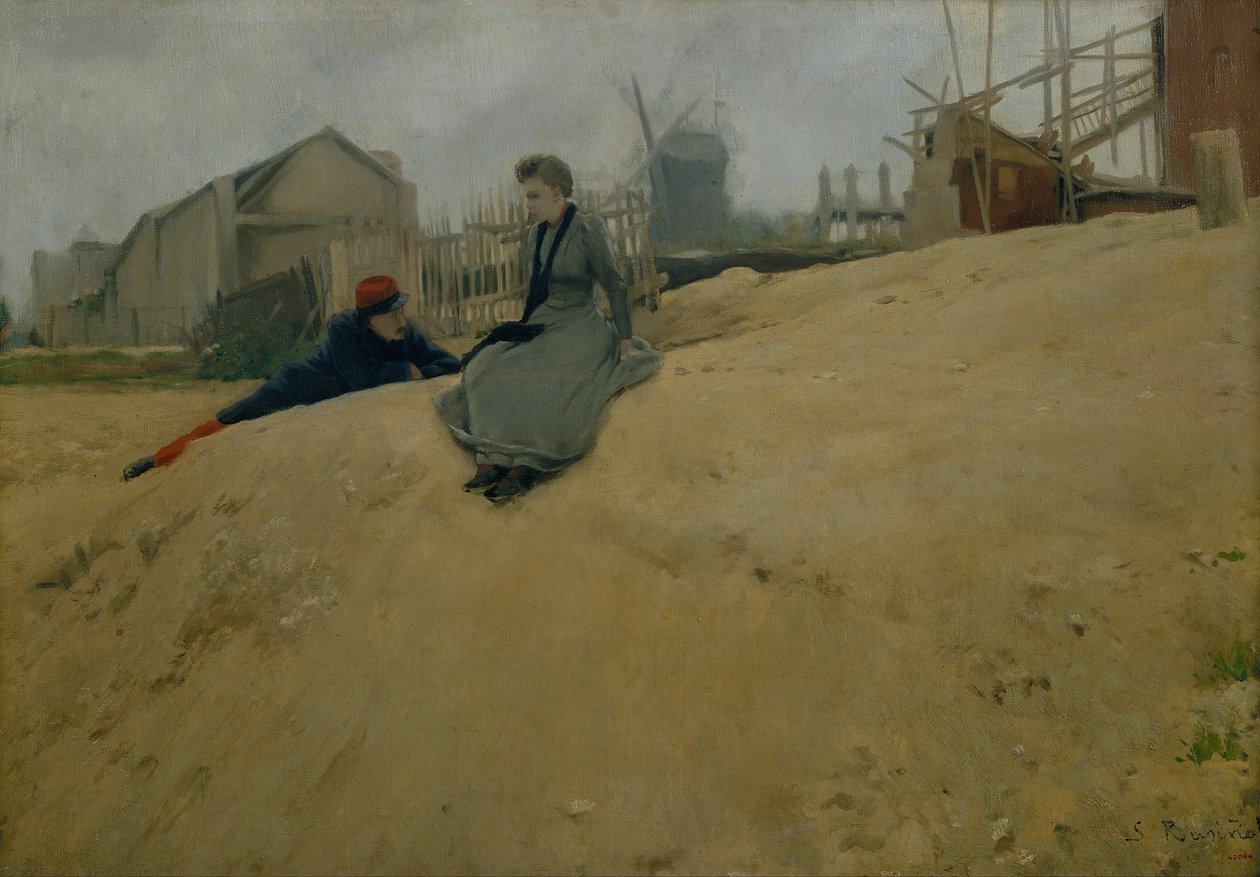 In campagna da Santiago Rusiñol