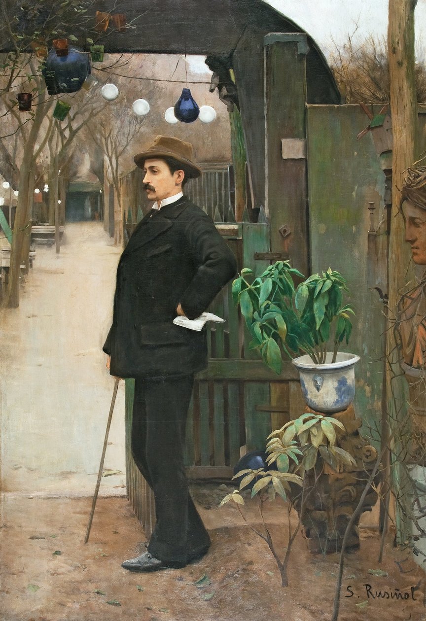 Ritratto di Miquel Utrillo da Santiago Rusiñol