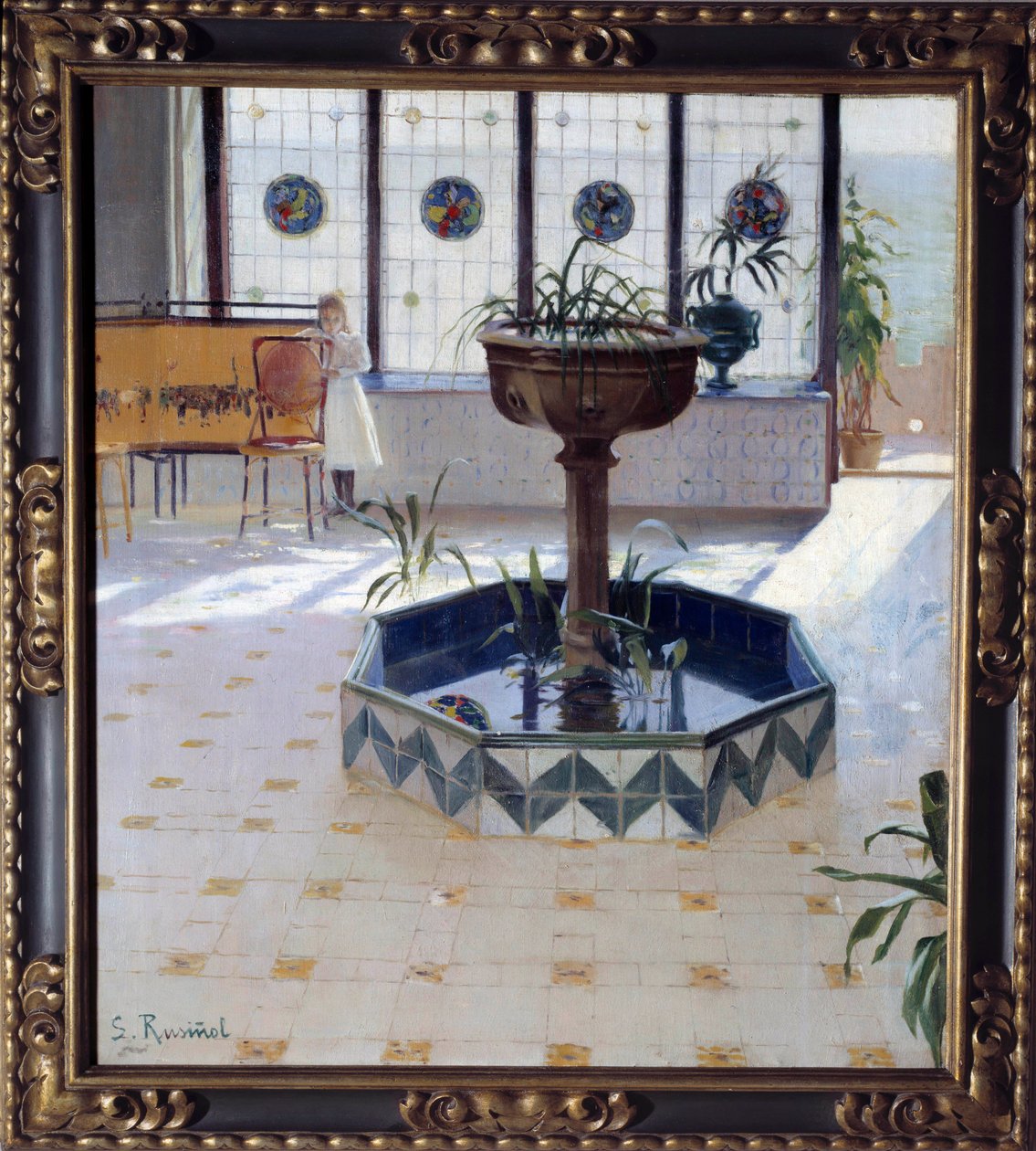 La fontana sotto la veranda da Santiago Rusinol i Prats