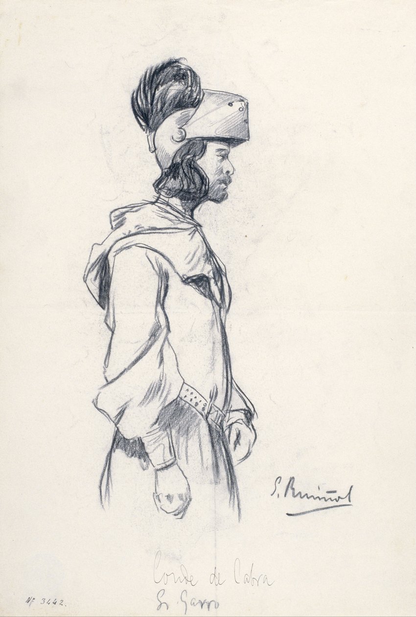 Conde de Cabra. Sr. Garro da Santiago Rusiñol