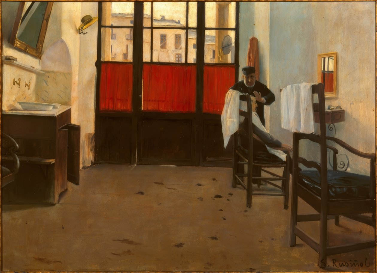 Il barbiere di Puigcerdà da Santiago Rusiñol
