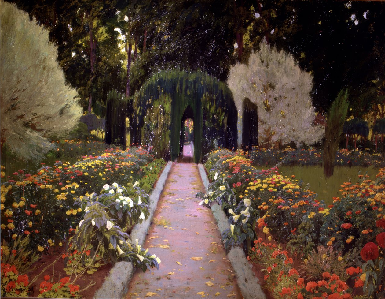 Giardini di Aranjuez (Il pergolato) da Santiago Rusiñol