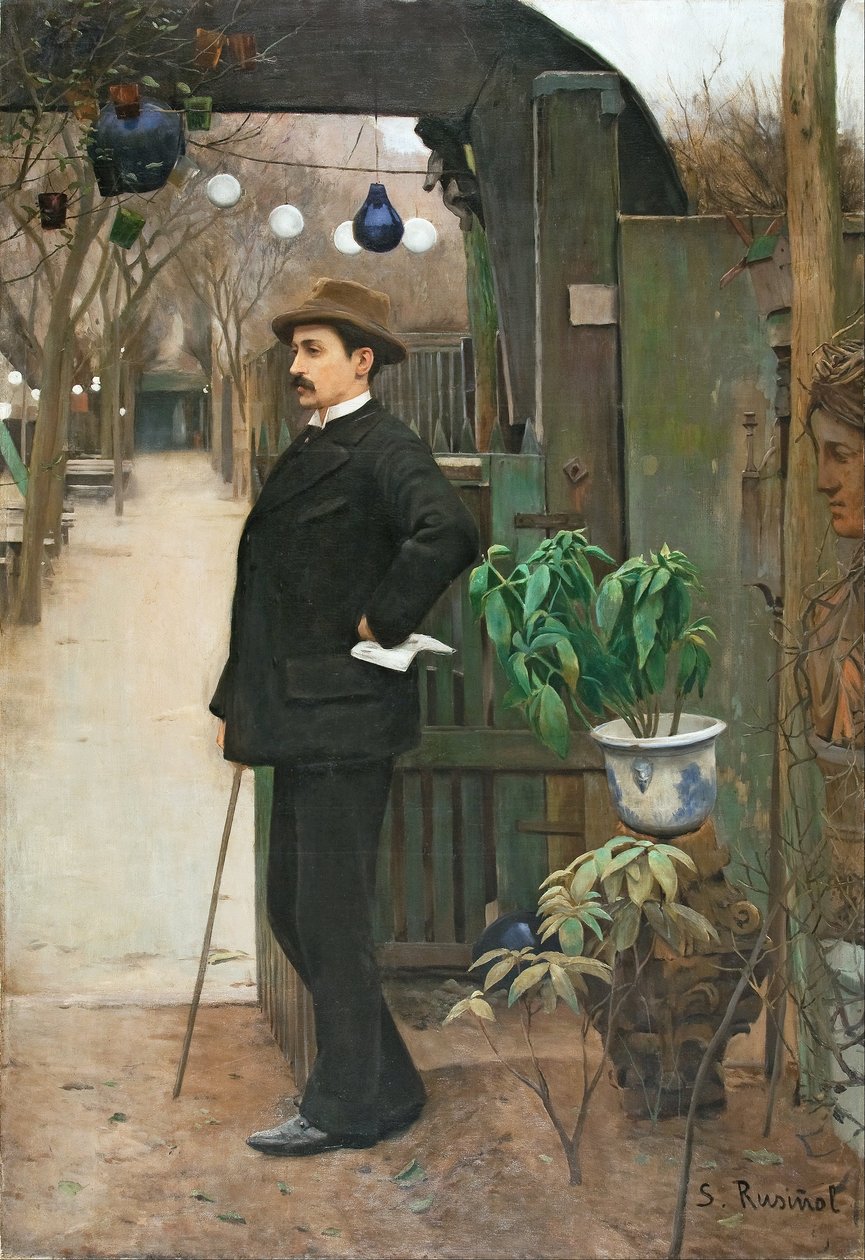 Ritratto di Miquel Utrillo da Santiago Rusiñol