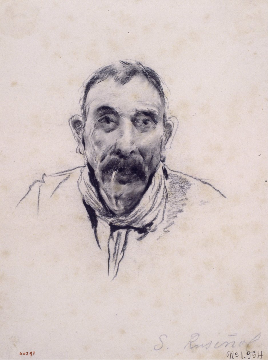 Ritratto di un uomo da Santiago Rusiñol