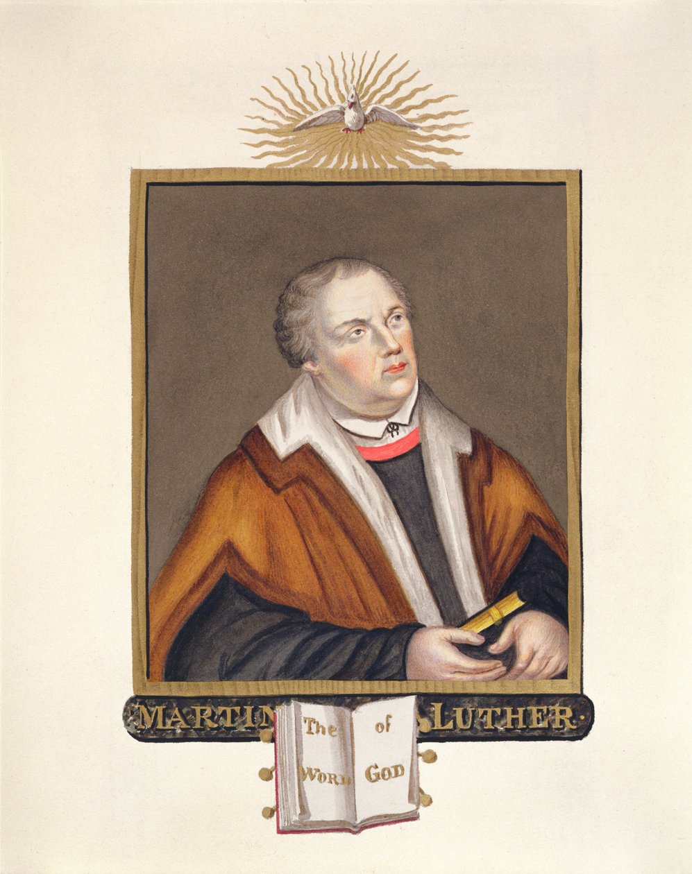 Ritratto di Martin Lutero (1483-1546) da 