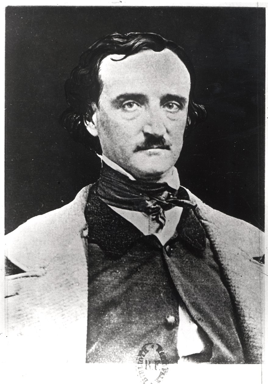 Ritratto di Edgar Allan Poe (1809-49) da Sarah Ellen Whitman