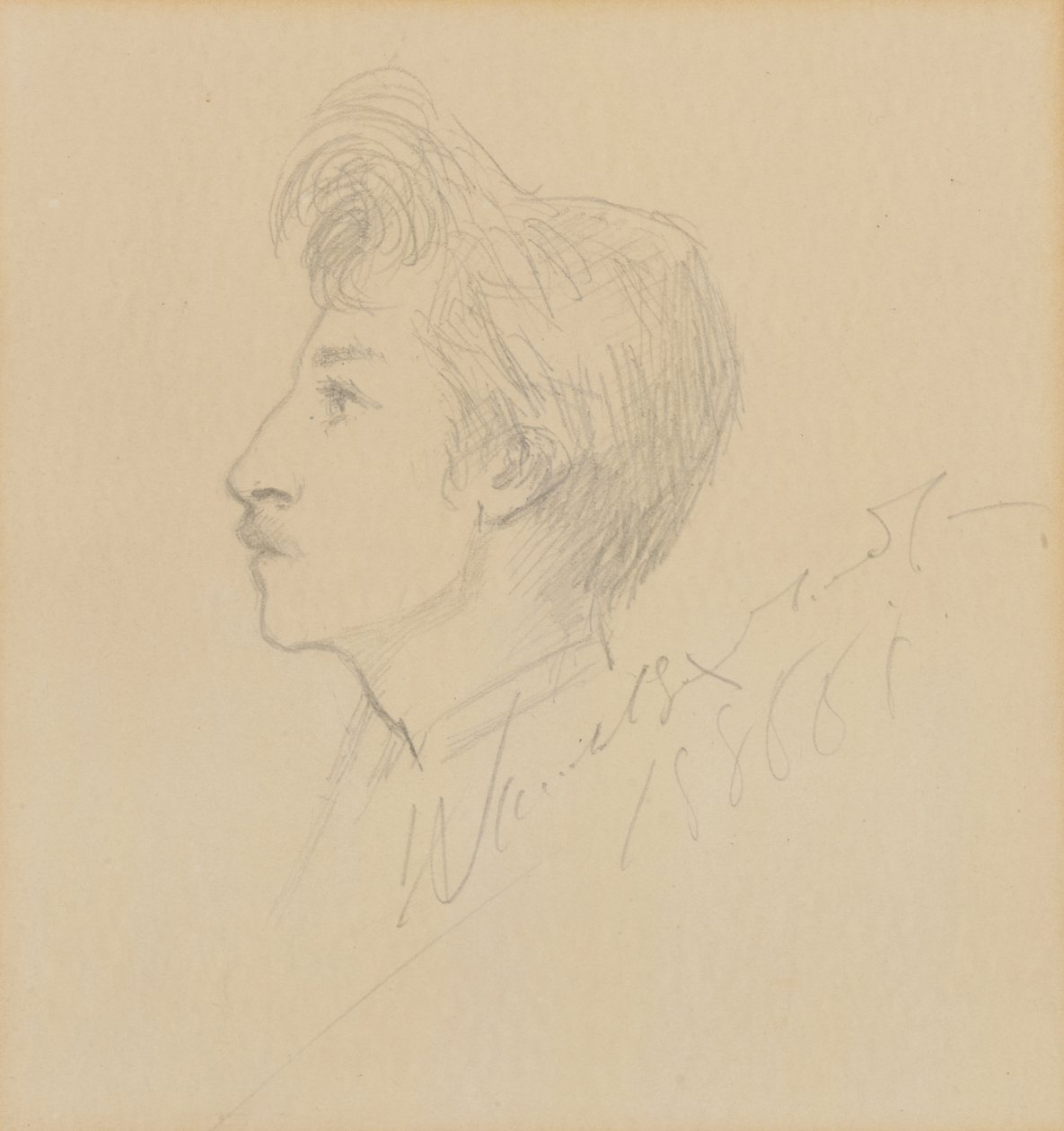 Ritratto di W. Graham Robertson da Sarah Bernhardt