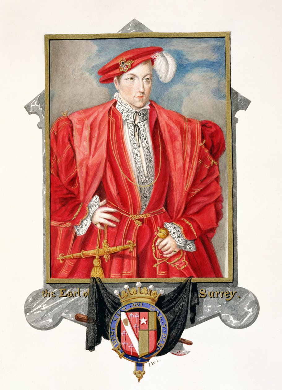 Ritratto di Henry Howard (c.1517-47) Conte di Surrey da 