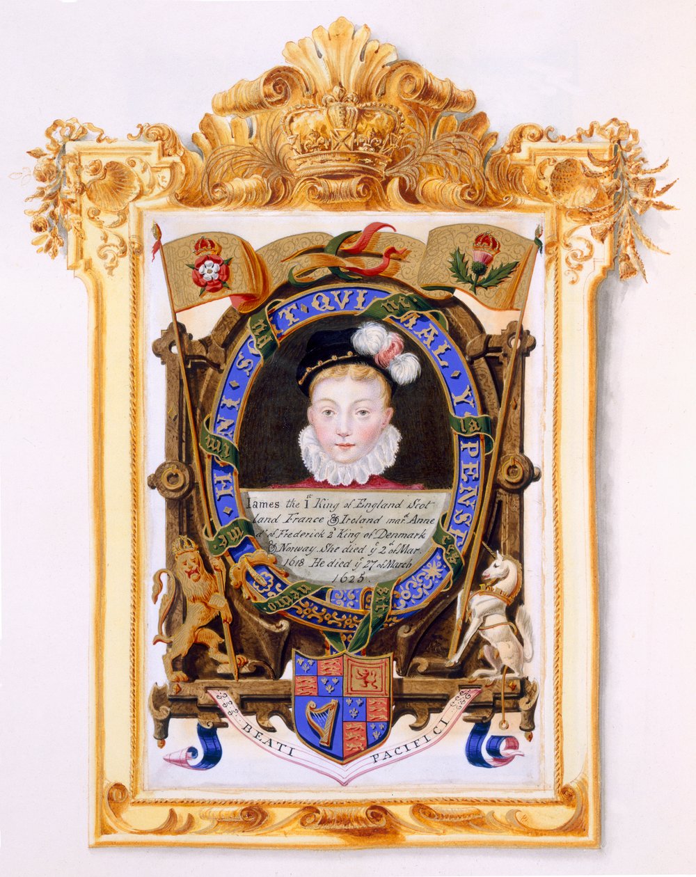 Ritratto di Giacomo VI di Scozia (1566-1625) poi Giacomo I d