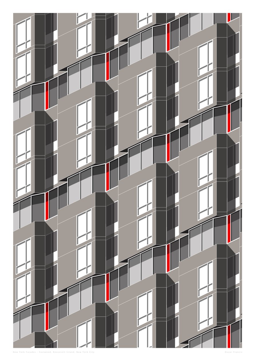 Eastwood, Roosevelt Island, NYC, 2015 (digitale) da Sarah Evans
