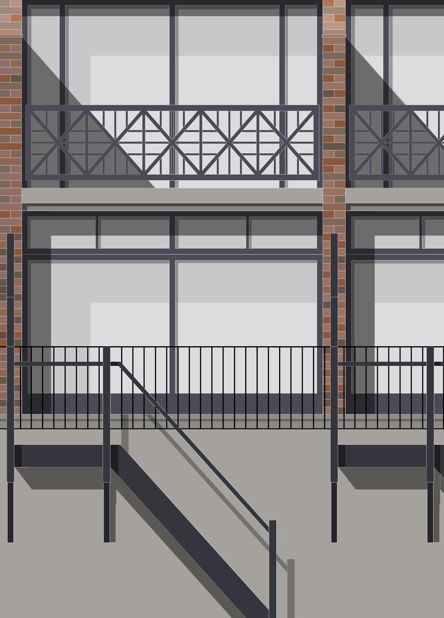 Mallard Place, 2018 (digitale) da Sarah Evans