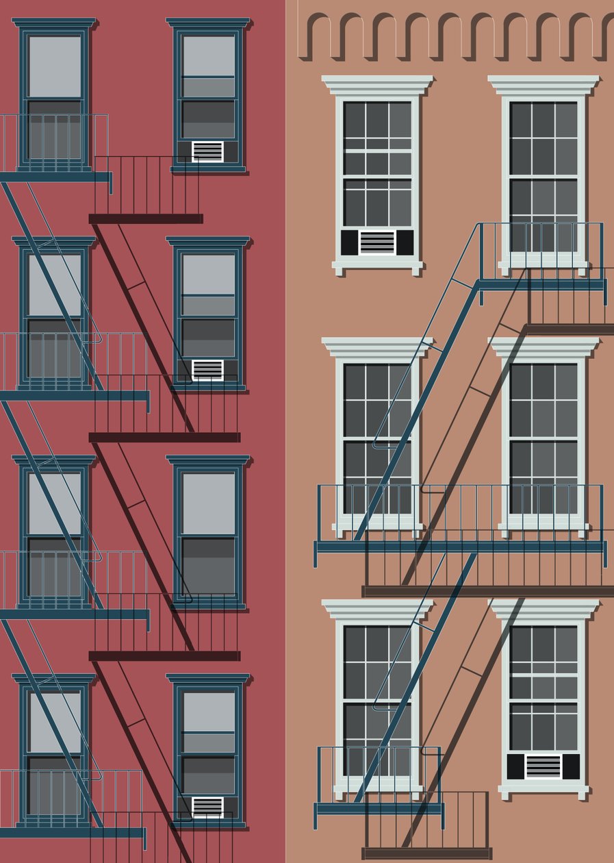 Casa comunale di New York, 2017 (digitale) da Sarah Evans