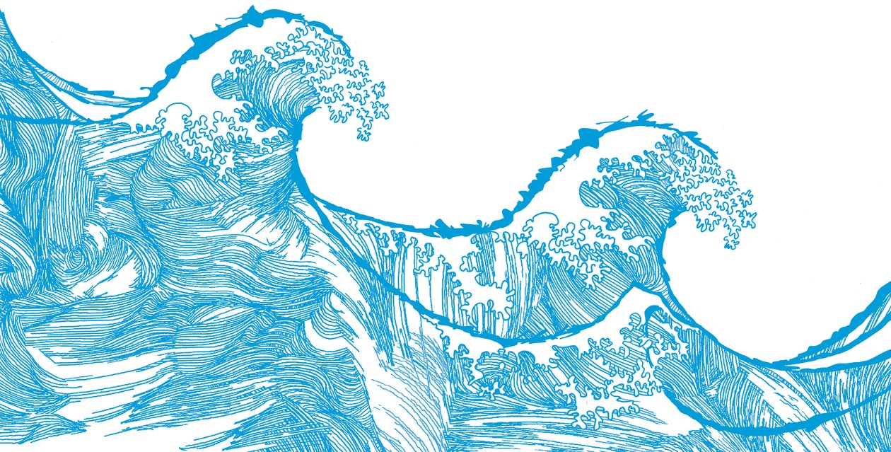 Onda di Kanagawa, 2009 da Sarah Hough