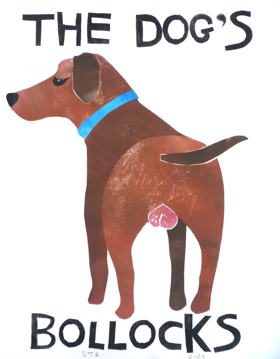 The dog’s bollocks, 2023 da Sarah Thompson-Engels
