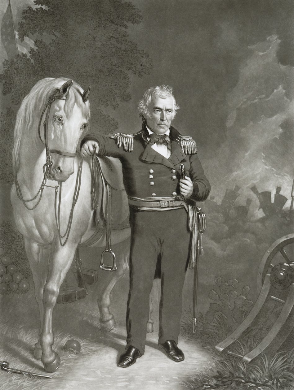 Maggior Generale Zachary Taylor da Sartain and Sloanaker Sartain and Sloanaker